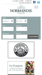 Mobile Screenshot of hotelnormandiela.com
